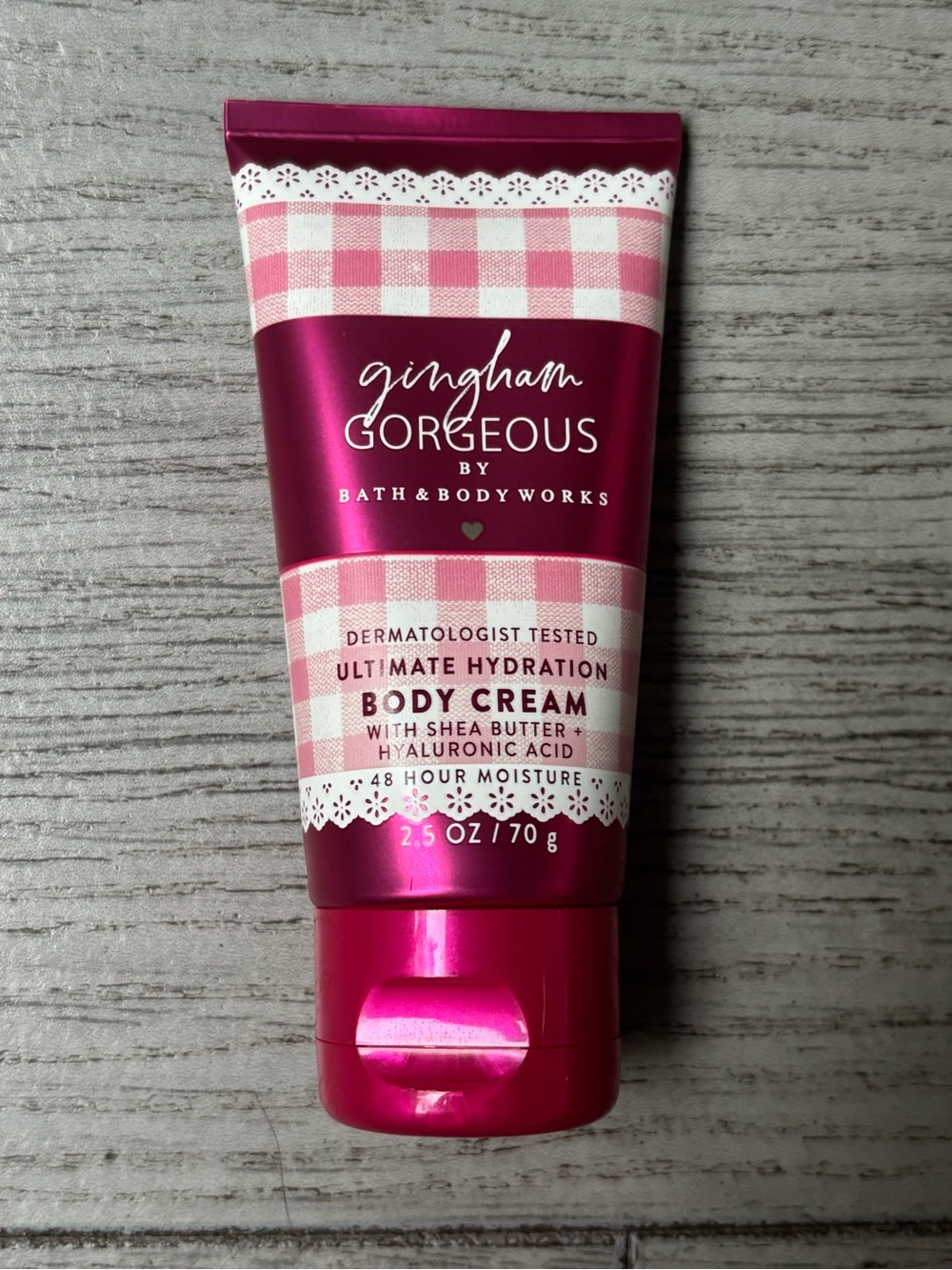 Bath and Body Works Gingham Gorgeous body cream. NEW.